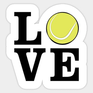 I Love Tennis Sticker